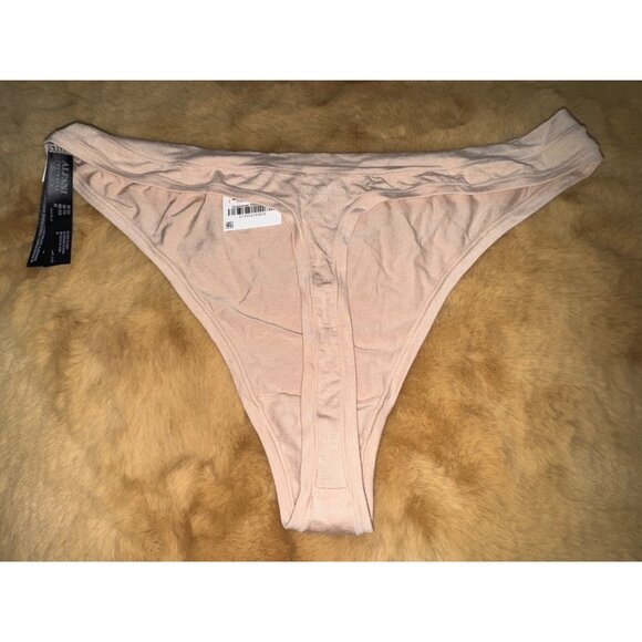 Alfani Women's Ultra Soft Thong Underwear, Creamy Ivory, Size XXL, NWT - Picture 3 of 4